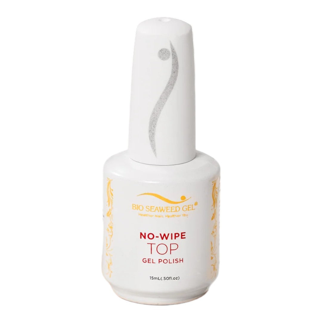 Bio Seaweed Gel No Wipe Top Coat - Extreme Shine Top Coat