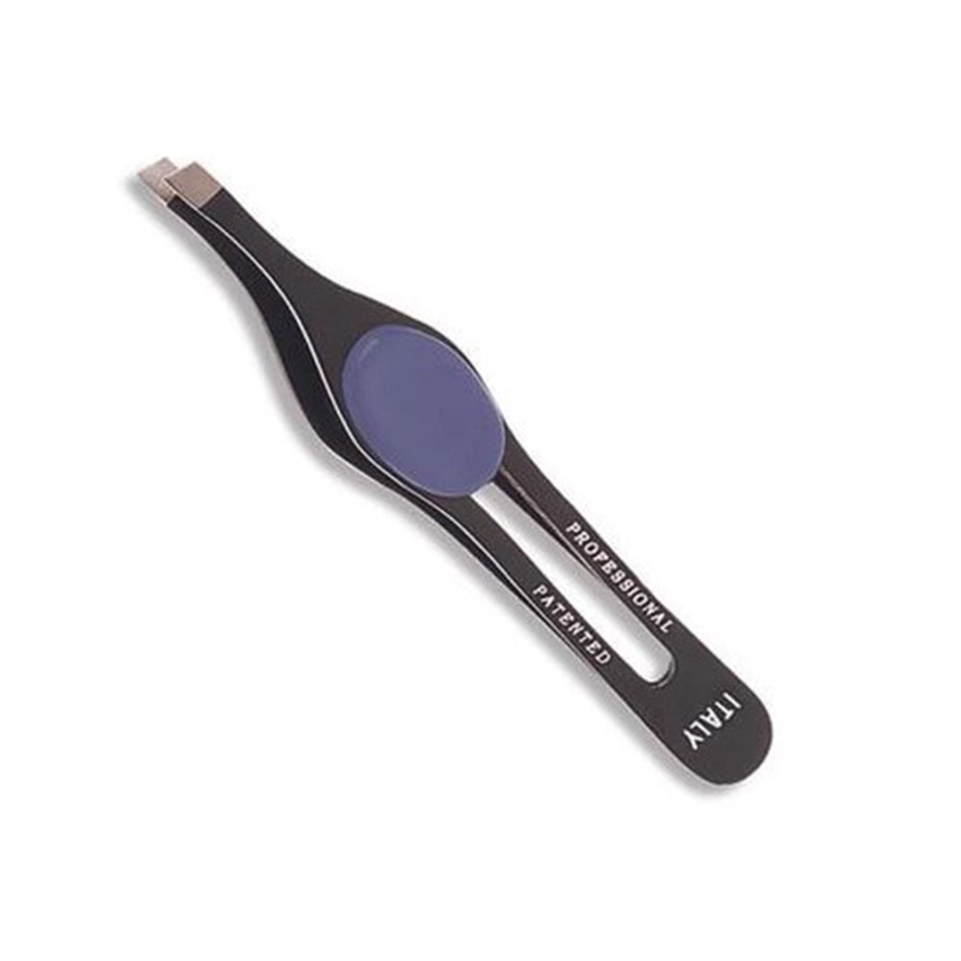 Ultra Big Gripper Slant Tweezer Purple, plastic tweezers, tweezing