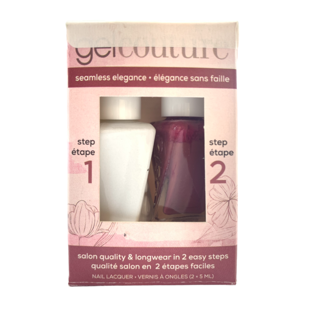 gel nail polish kit, elegance, Essie Gel Couture, Gel-Like Nail Polish - Mini Kits SeamLess Elegance