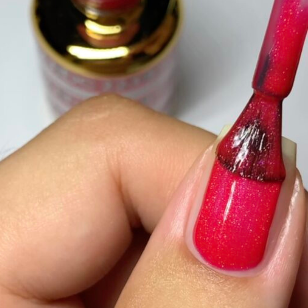 DND DC Mermaid 223 Razzmatazz - Sparkling Glitter Gel Polish