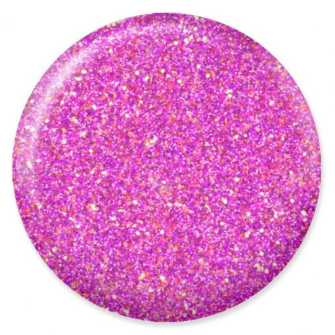DND DC Mermaid 242 Powder Pink - Pink Holographic Gel Polish