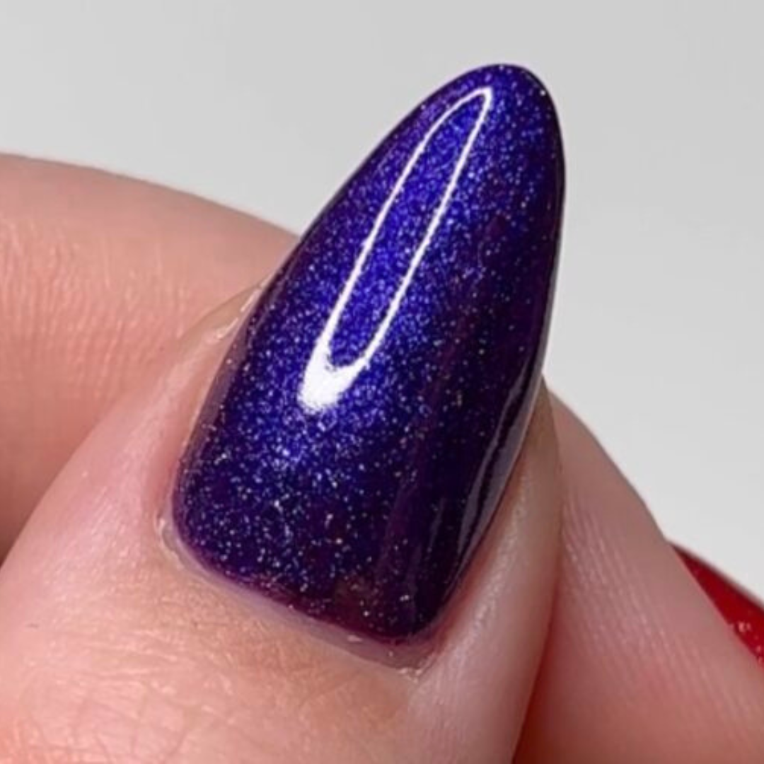DND DC Mermaid 250 Dark Indigo - Sparkling Glitter Gel Polish