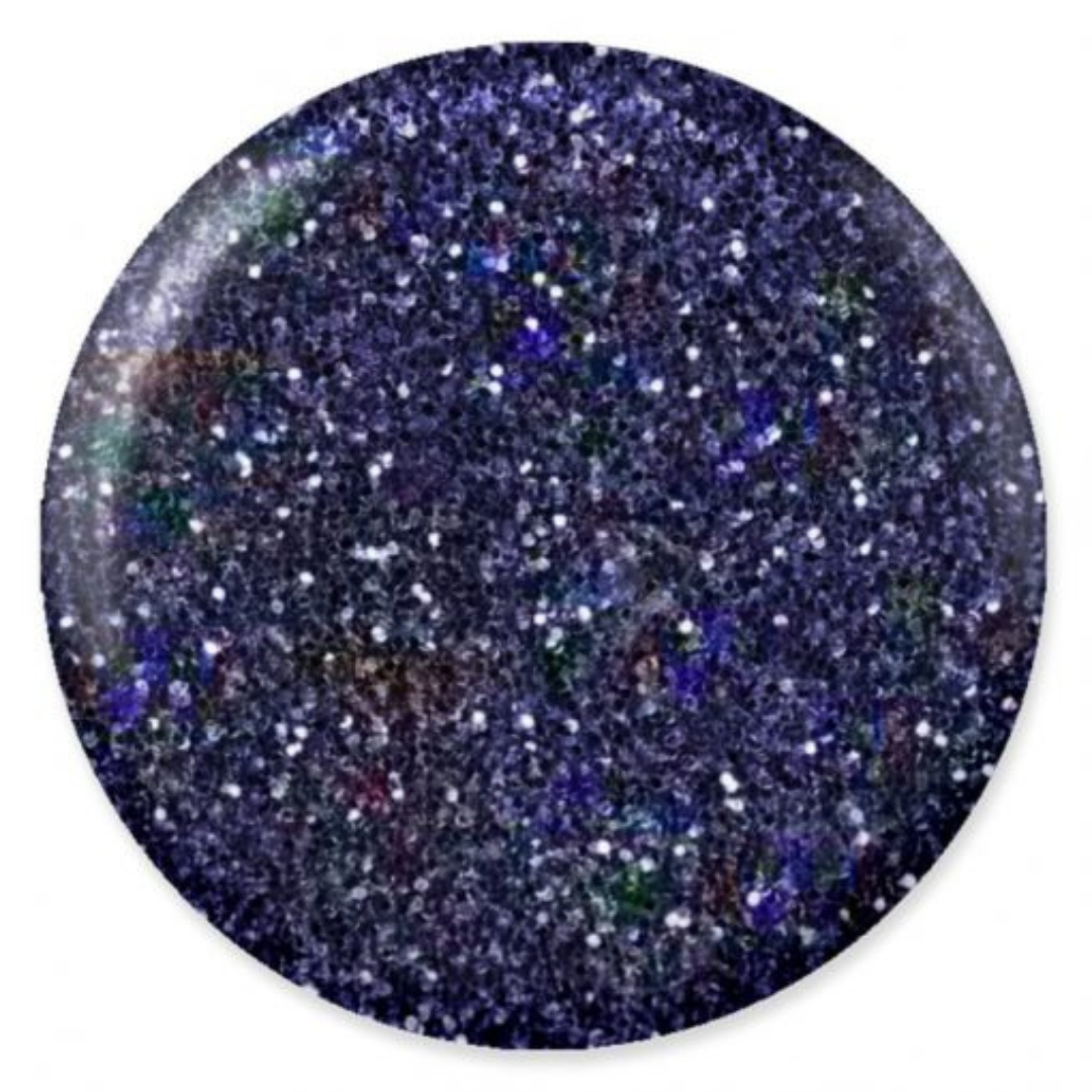 DND DC Mermaid 253 Midnight - Sparkling Glitter Gel Polish