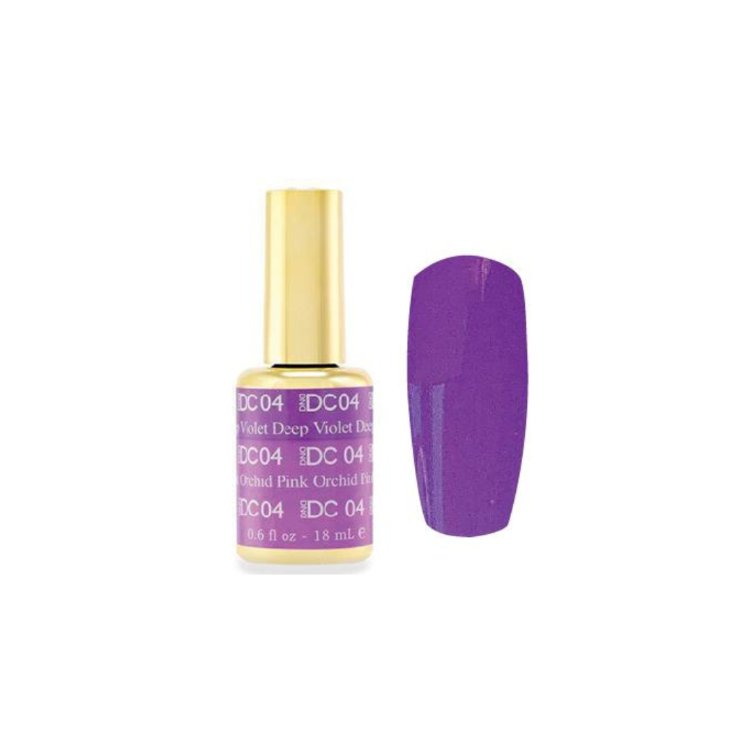 DND DC Mood Color Changing Nail Polish 4, Violet Deep Pink Orchid, color changing nail polish, nail polish changes color, colour changing nail polish