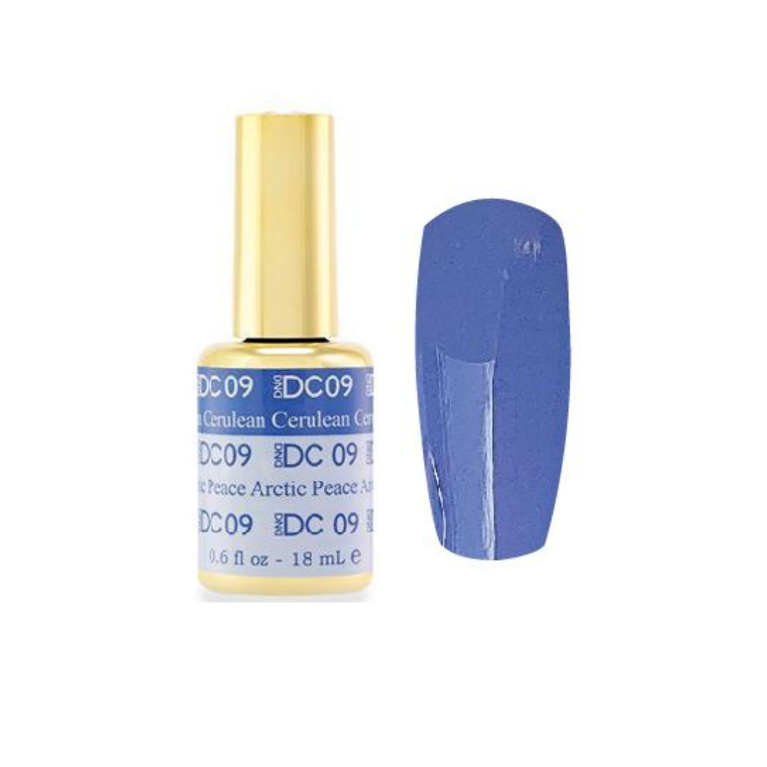 DND DC Mood Color Changing Nail Polish 9, Cerulean Arctic Peace, color changing nail polish, nail polish changes color, colour changing nail polish