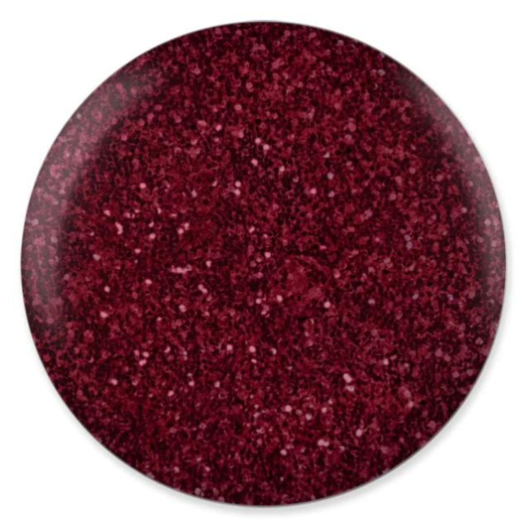 DND DC Platinum 183 Burgundy - Metallic Glitter Gel Polish