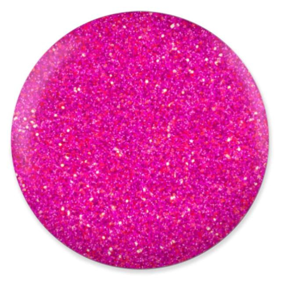 DND DC Platinum 216 Miami - Hot Pink Barbie Metallic Glitter Gel Polish
