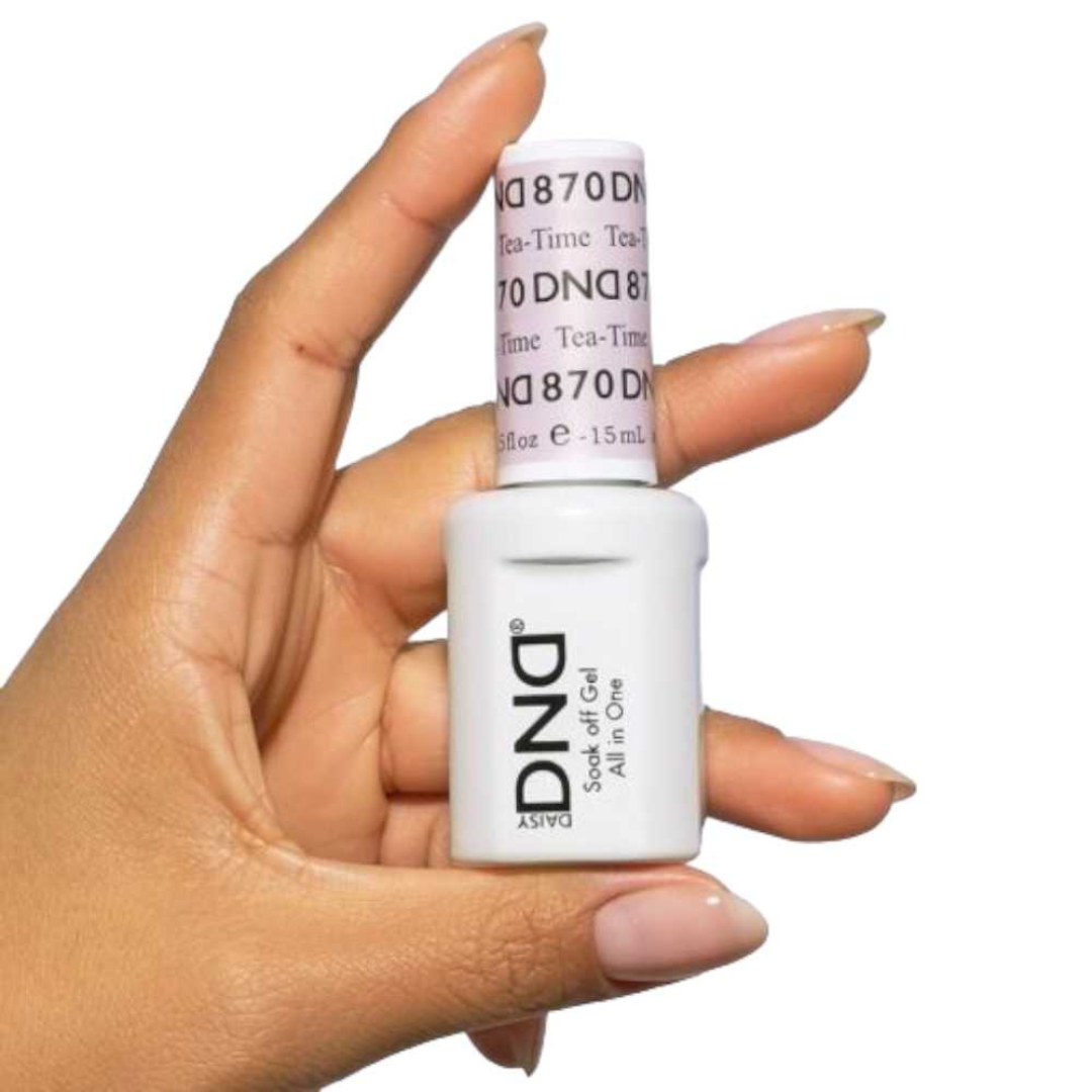 DND Duo 870 Tea -Time - Sheer Nude Nail Polish, sheer nude nail polish , nail salon in oakville