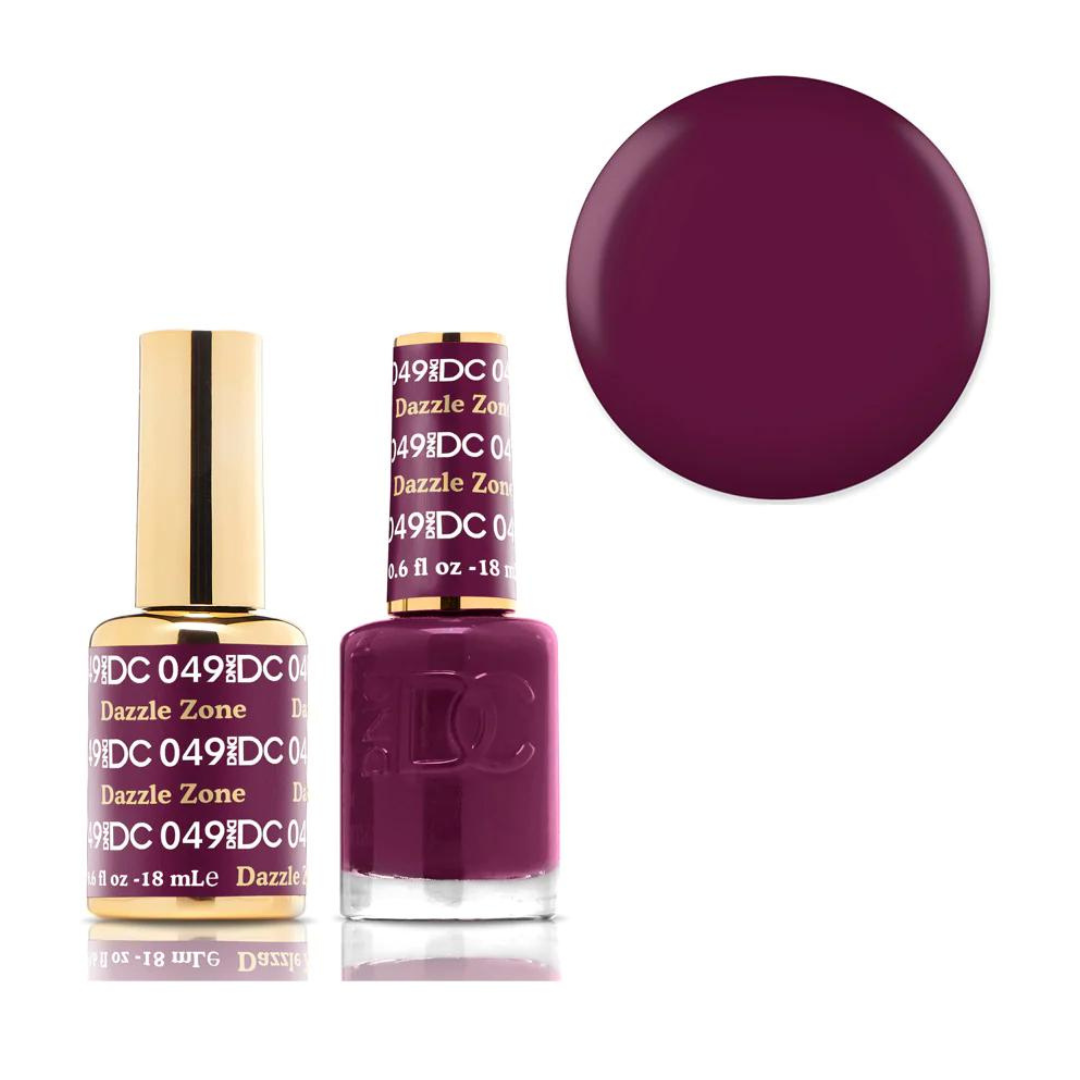 dnd dark scarlet nail polish, dnd nail polish, dnd nail polish canada, nail polish dnd, dnd gel polish canada, dnd gel polish set, dnd dc, dnd gel polish near me, dnd gel polish wholesale canada, dnd gel nail polish 049 - Dazzle Zone