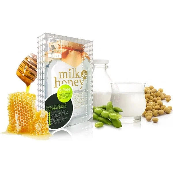 Voesh 6in1 Pedi in a Box, Milk & Honey VPC607MLK, pedicure edmonton