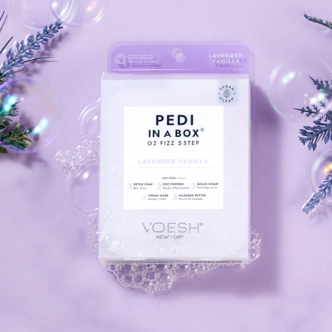 Voesh 5In1 Pedi In A Box O2 Fizz - Lavender Vanilla