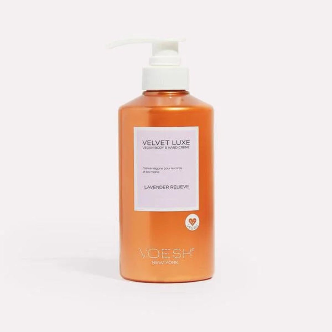 Voesh Velvet Luxe Vegan Body & Hand Cream 17oz - Lavender Relieve