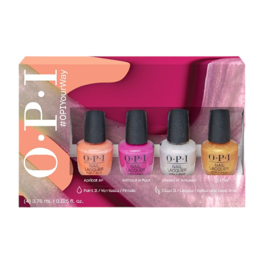 OPI Mini Nail polish, OPI Your Way Collection, 4pcs, opi nail lacquer nail polish, opi lacquer nail polish, opi nail lacquer, opi nail lacquer colors, opi nail lacquer colours, opi nail polish, opi nagellack nail polish, nail polish brand opi, opi nail polish canada