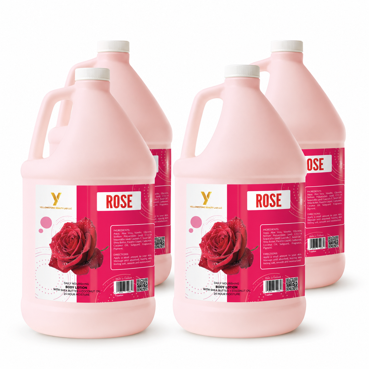 Yellowstone GMT Lotion 1 Gal - Rose (Case of 4)