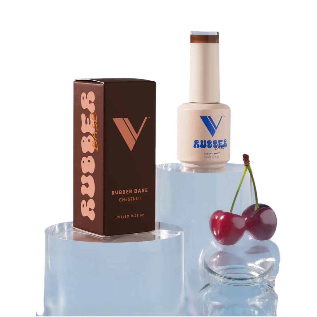 V Beauty Pure Rubber Base - Chestnut