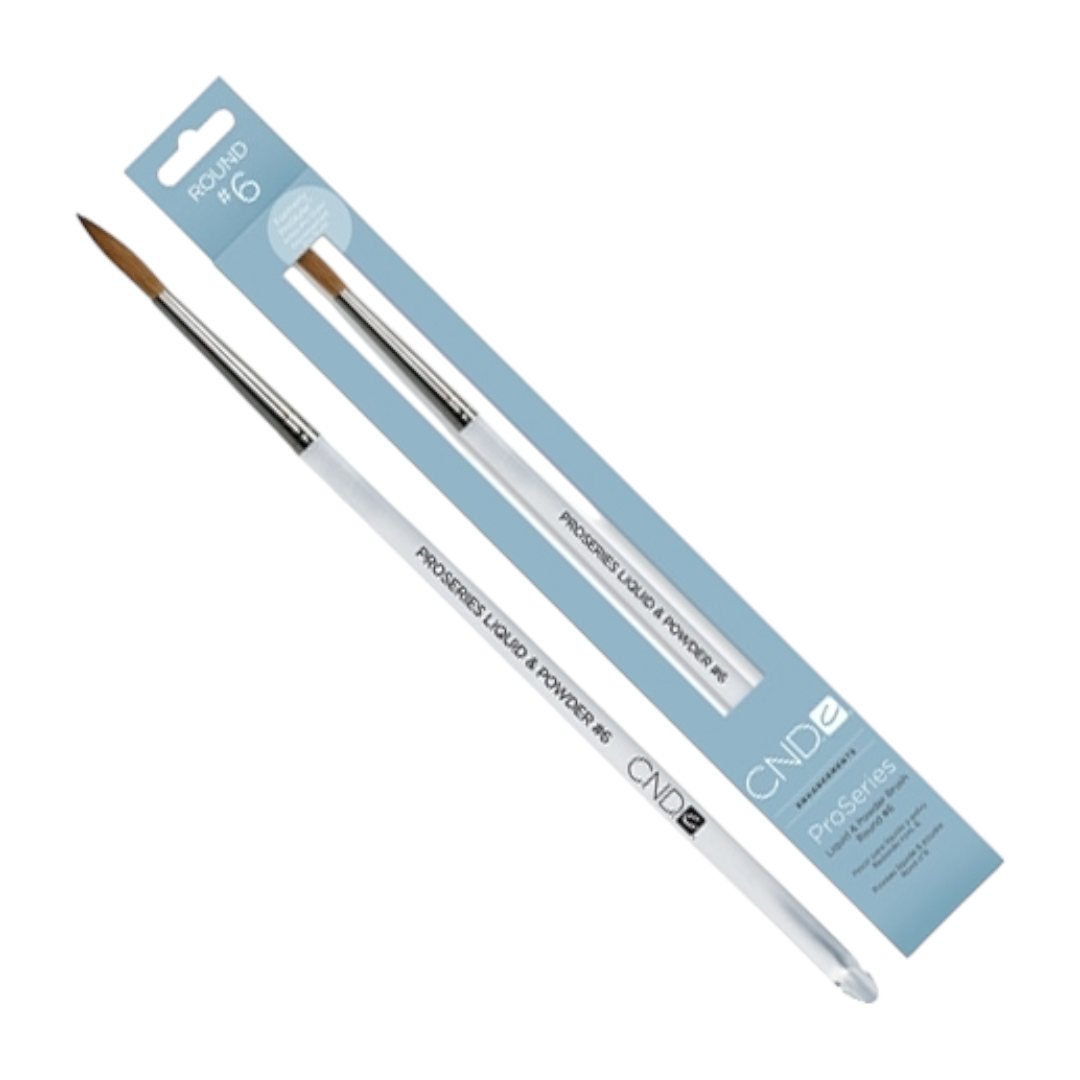 CND ProSeries Acrylic Brush - Round Liquid & Powder #6