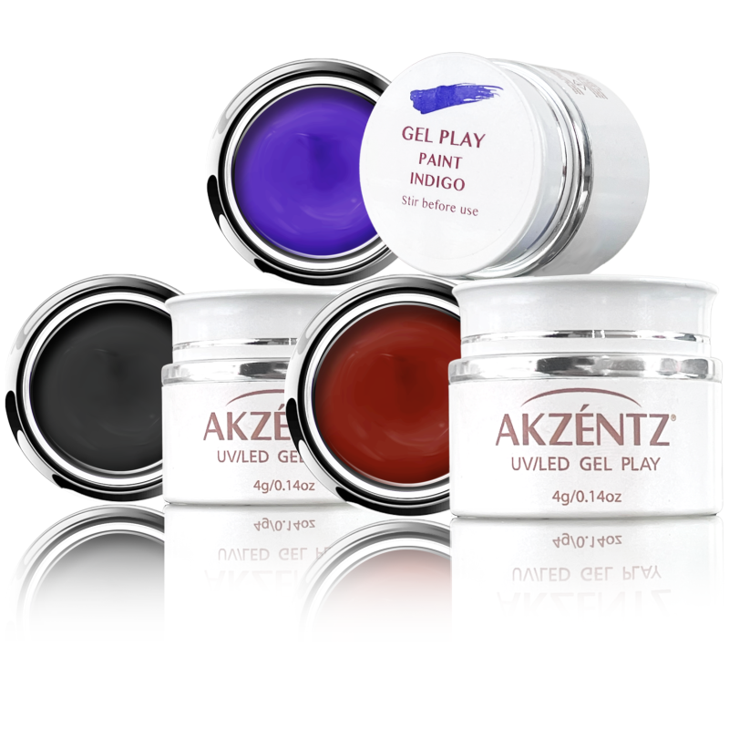 Akzéntz UV/Led Gel Play - Paint Charcoal 0.14Oz