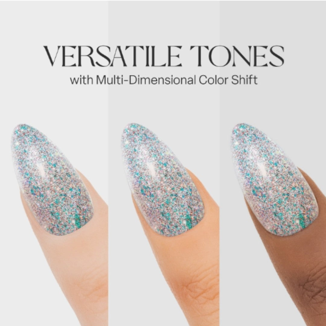 apres Flash Glitter Gel Polish D,O,B, FG05, mtl nail supply