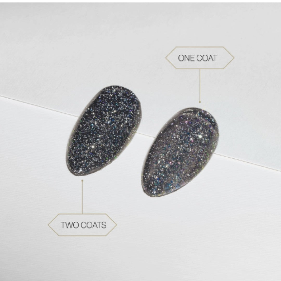 apres Flash Glitter Gel Polish Just A Phase FG07, hightek nail supply