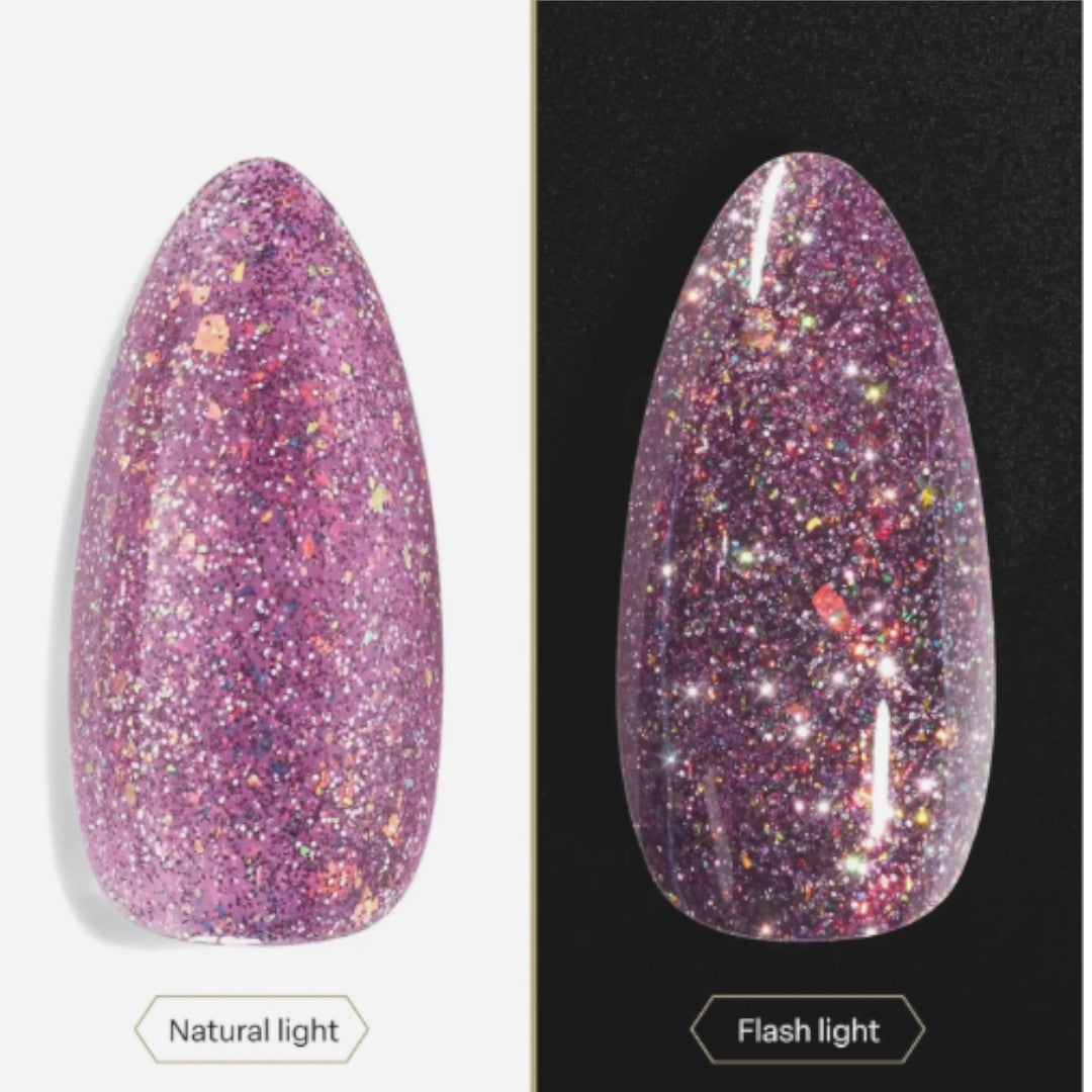 apres Flash Glitter Gel Polish Sitting Pretty FG08, aly beauty nails supply