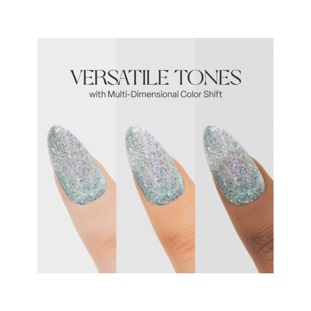 apres Flash Glitter Gel Polish Wakey Reiki FG01, intouch nail supply