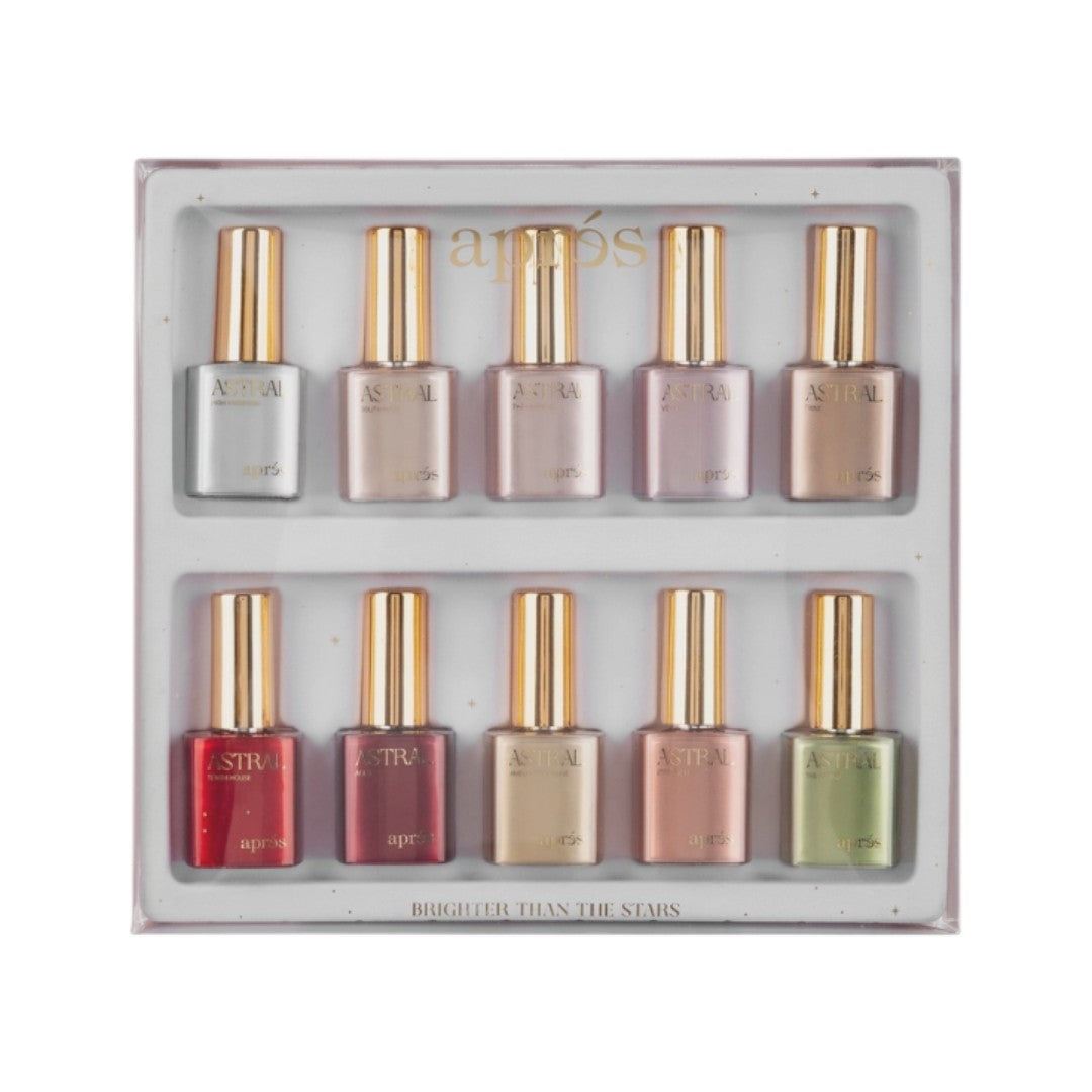 apres astral gel, apres Velvet Cat Eye Gel Polish The Astral Collection CE11-20 (10pcs), gel polish set, jessica nail supply