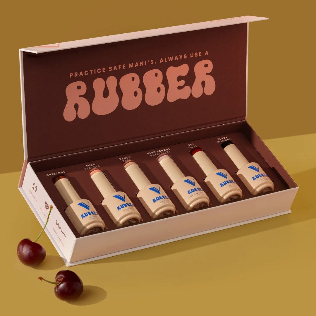 V Beauty Pure Rubber Base In Luxe With You Collection 6Pcs