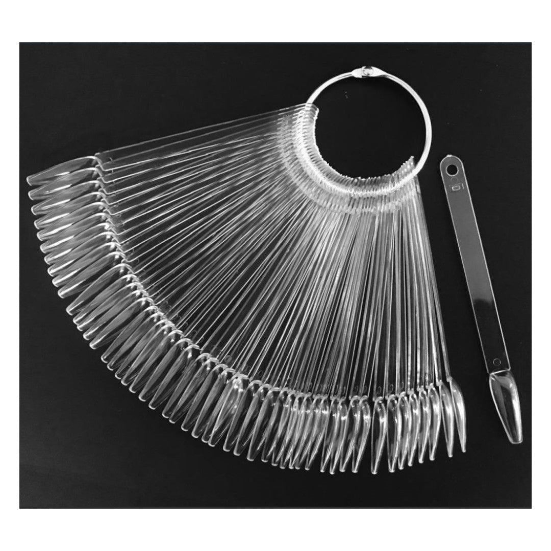 Berkeley Color Ring Display - Coffin Clear 50Pcs #PD137CL