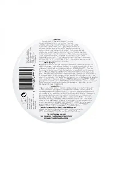 Satin Smooth Soft Wax - Zinc Oxide 14Oz #SSW14ZO