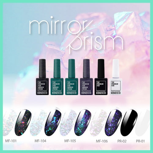 Kenzico Korean Gel Polish, Mirror Prism Glitter Gel Polish MF-105