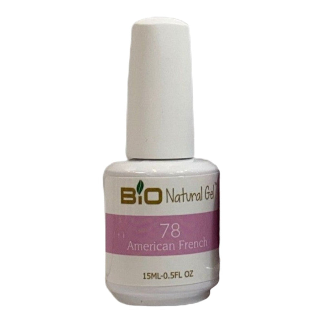 Bio Natural Gel Polish, Non-toxic Nail Lacquer, 78 American French