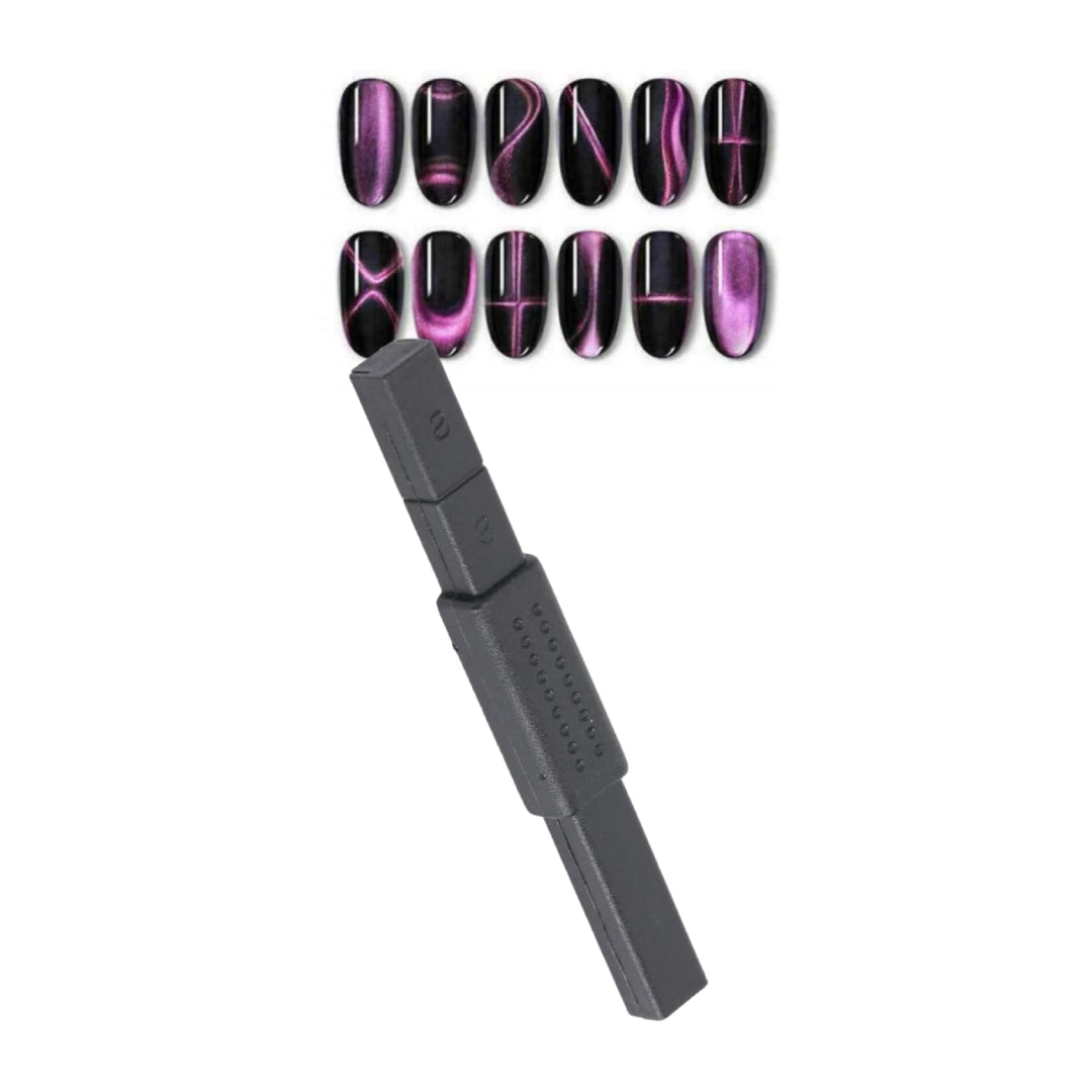magnet stick, cat eye nails designs
