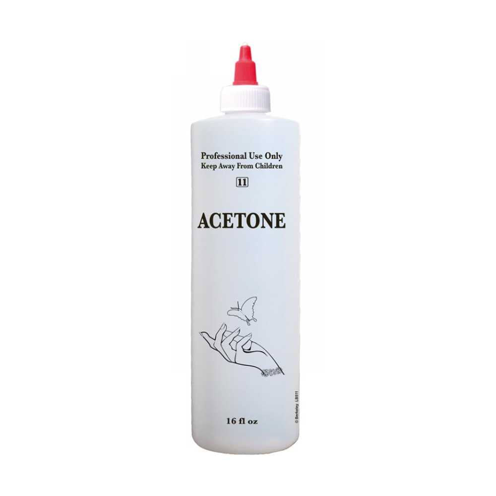 Empty Bottle 16Oz Acetone #LB511