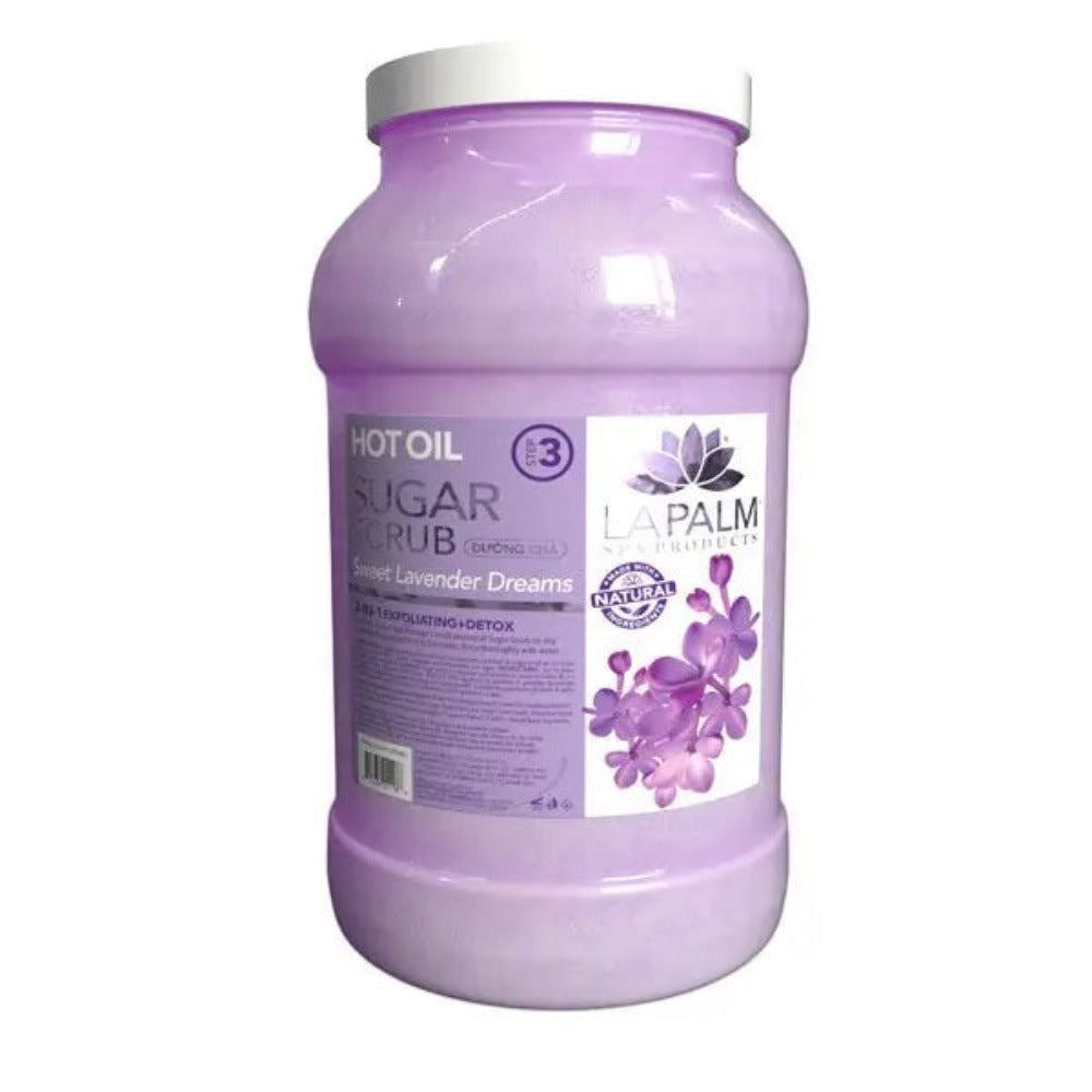 La Palm Hot Oil Sugar Scrub - Sweet Lavender Dreams 1Gal