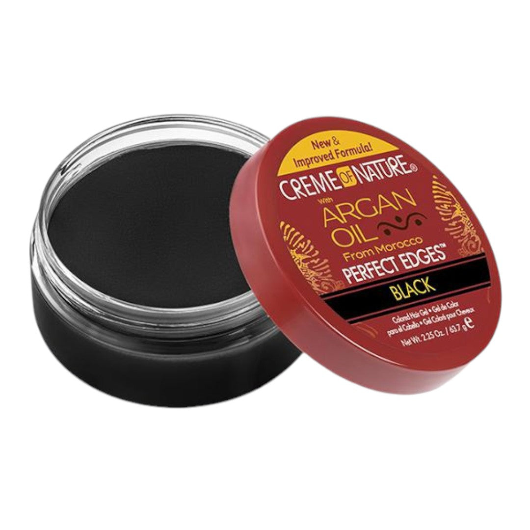 hair gel, Creme of Nature Perfect Edges Black 2.25oz, creme of nature natural, hair styling gel for ladies, hair styling gel for women