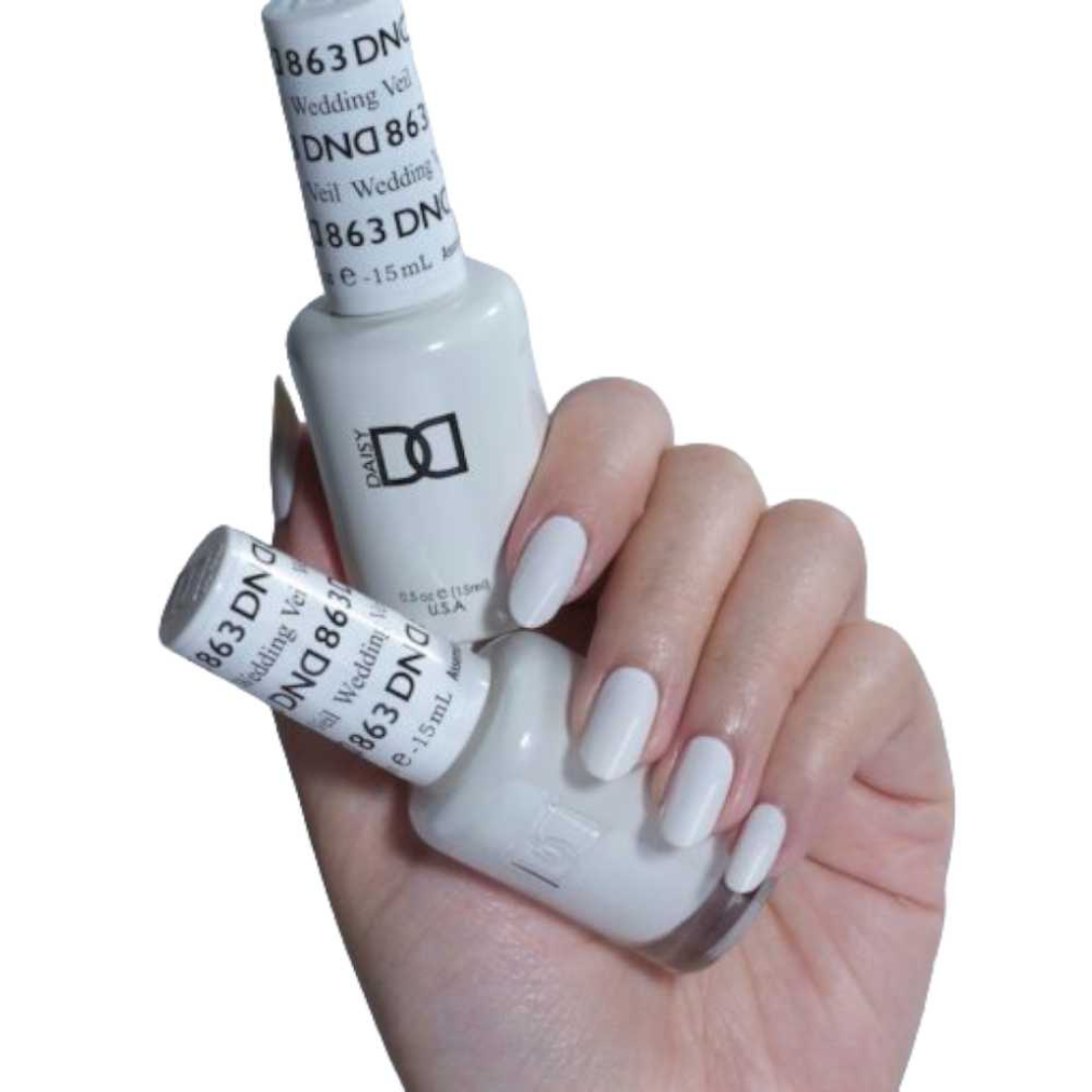 DND Sheer Gel & Lacquer Duo - Wedding Veil #863
