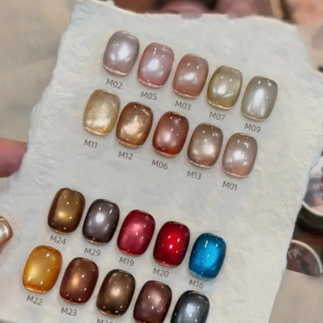 CNBS Nail Color Display - Crystal Clear Square Tips (Set of 160)