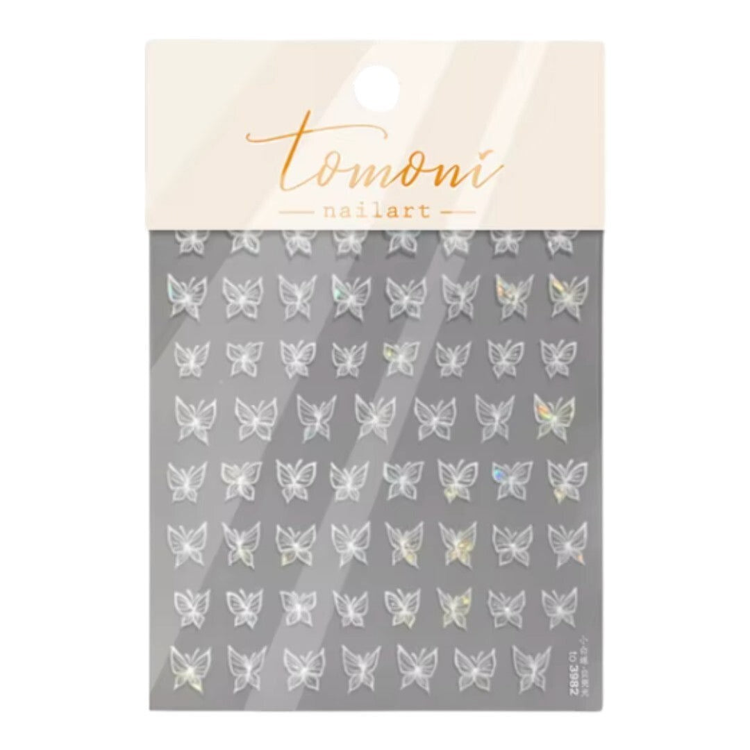 CNBS Nail Stickers - Crystal Butterfly #TO3982