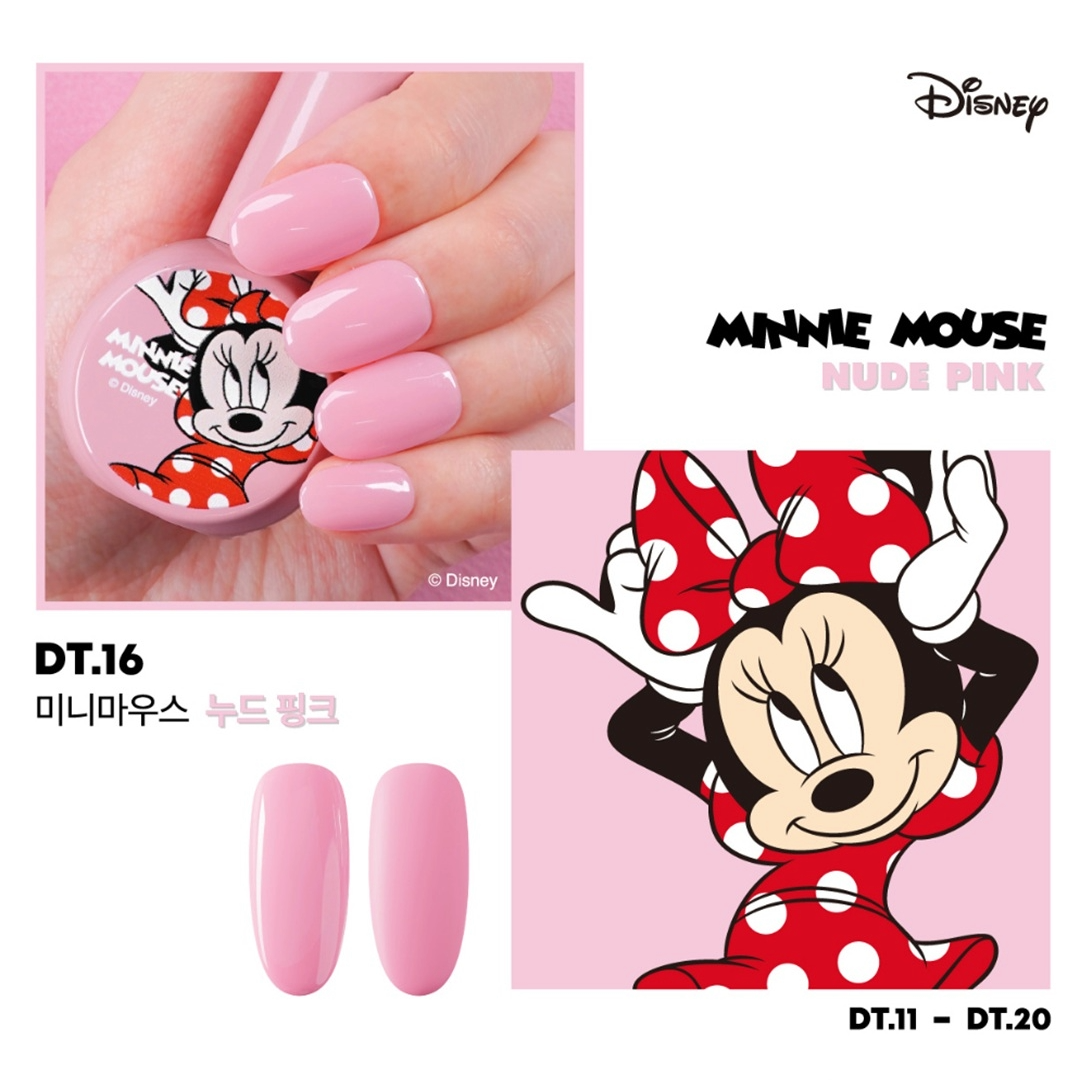 DGEL X DISNEY Minnie Mouse Gel Polish - Nude Pink #DT16