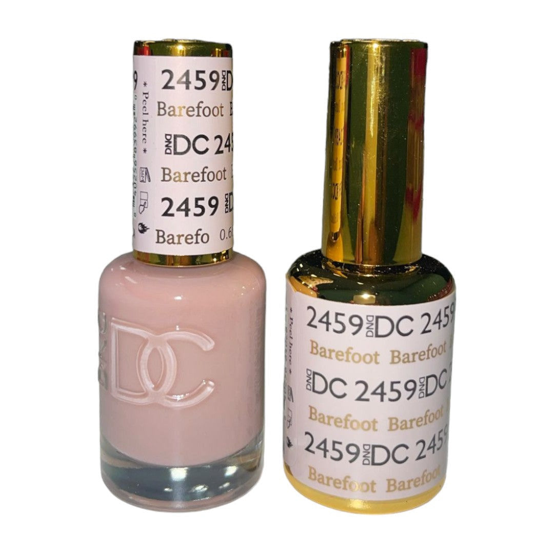 DND DC Sheer Gel & Lacquer Duo - Barefoot #2459
