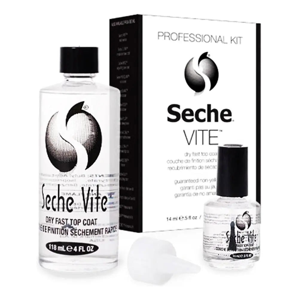 Seche Vite Top Coat Refill Kit 4oz & 0.5oz #83040