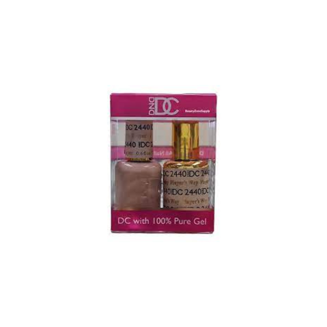 DND DC Sheer Gel & Lacquer Duo - Player's Way #2440
