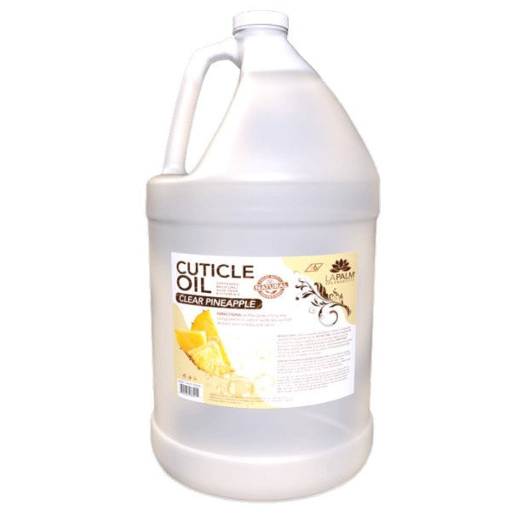 La Palm Cuticle Oil - Pineapple Clear 1Gal