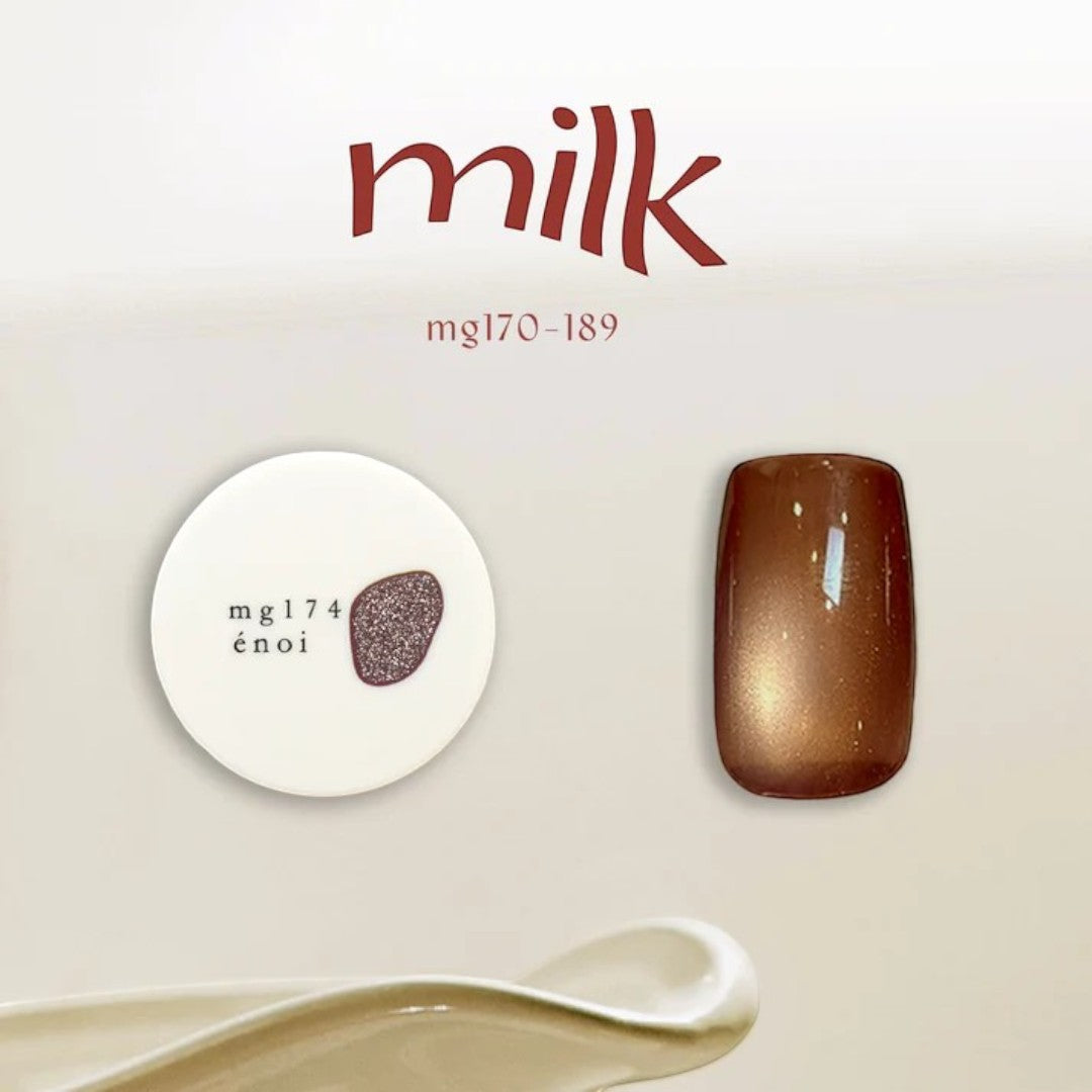 énoi Cat Eye Gel Polish - Milk Magnet 3 Collection #MG170-MG189 (20pcs)