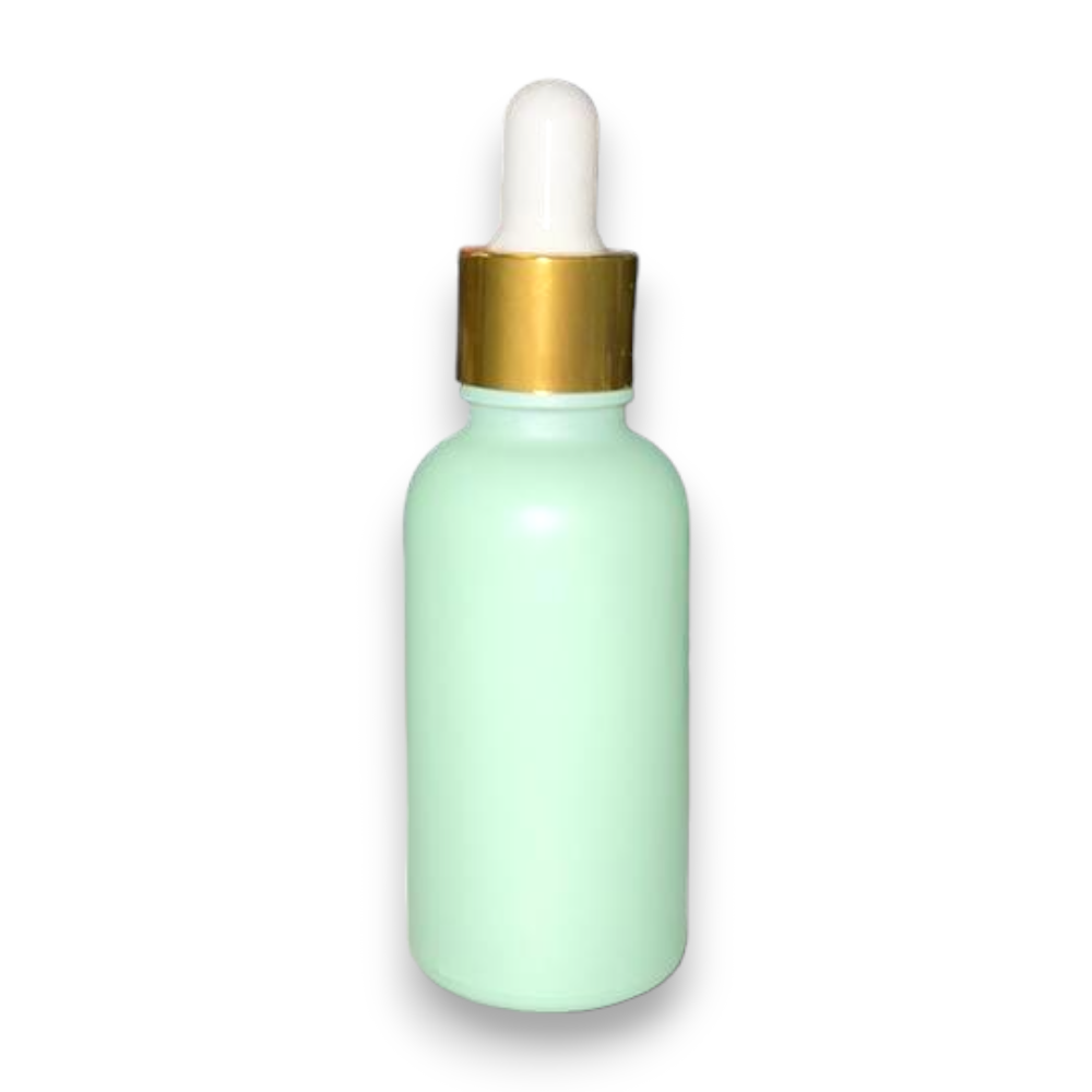 Empty Dropper Bottle - Green