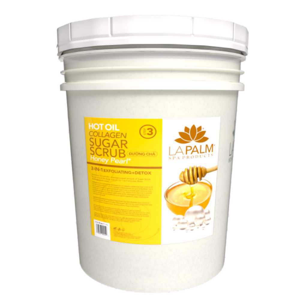 La Palm Hot Oil Sugar Scrub - Honey Pearl