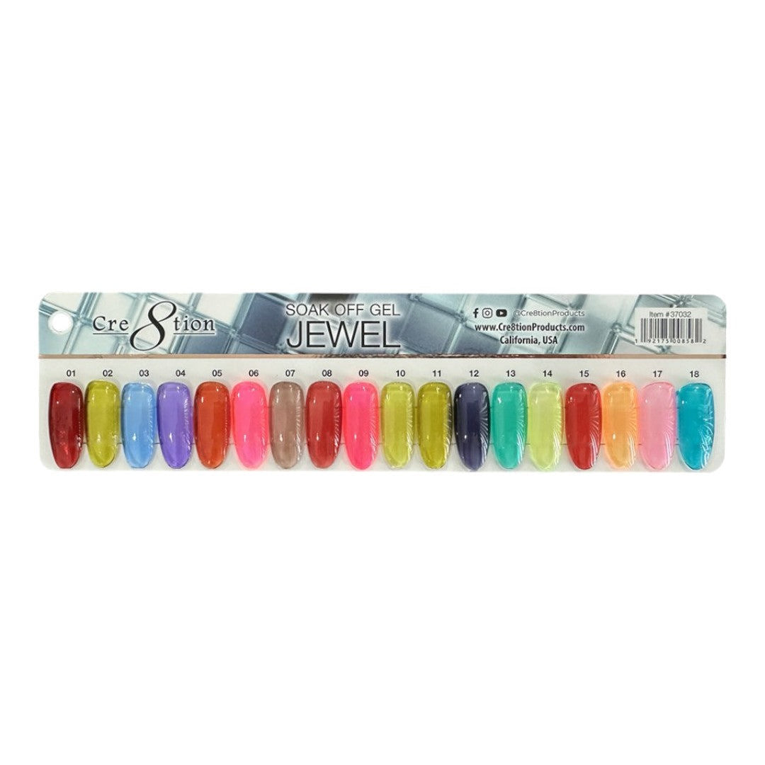 Cre8tion Jelly Gel Polish - Jewel #10