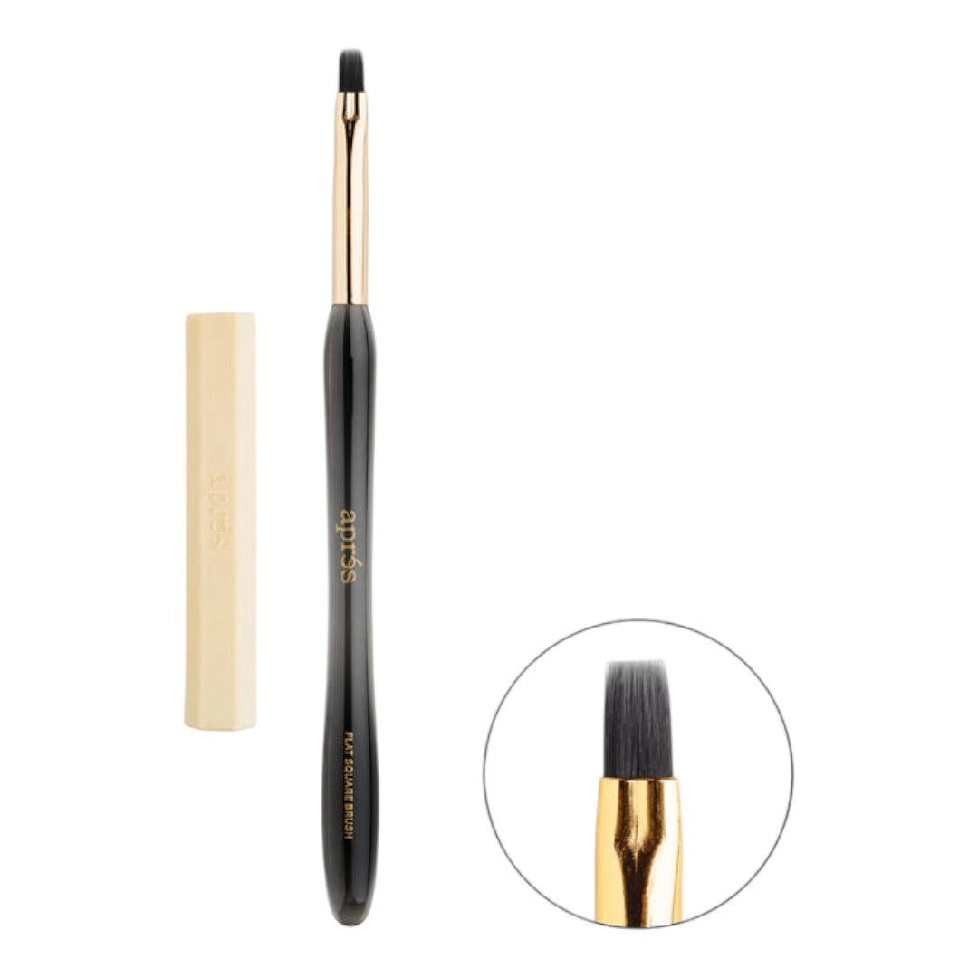 Apres Gel Brush With Silicon Cap - Flat Square