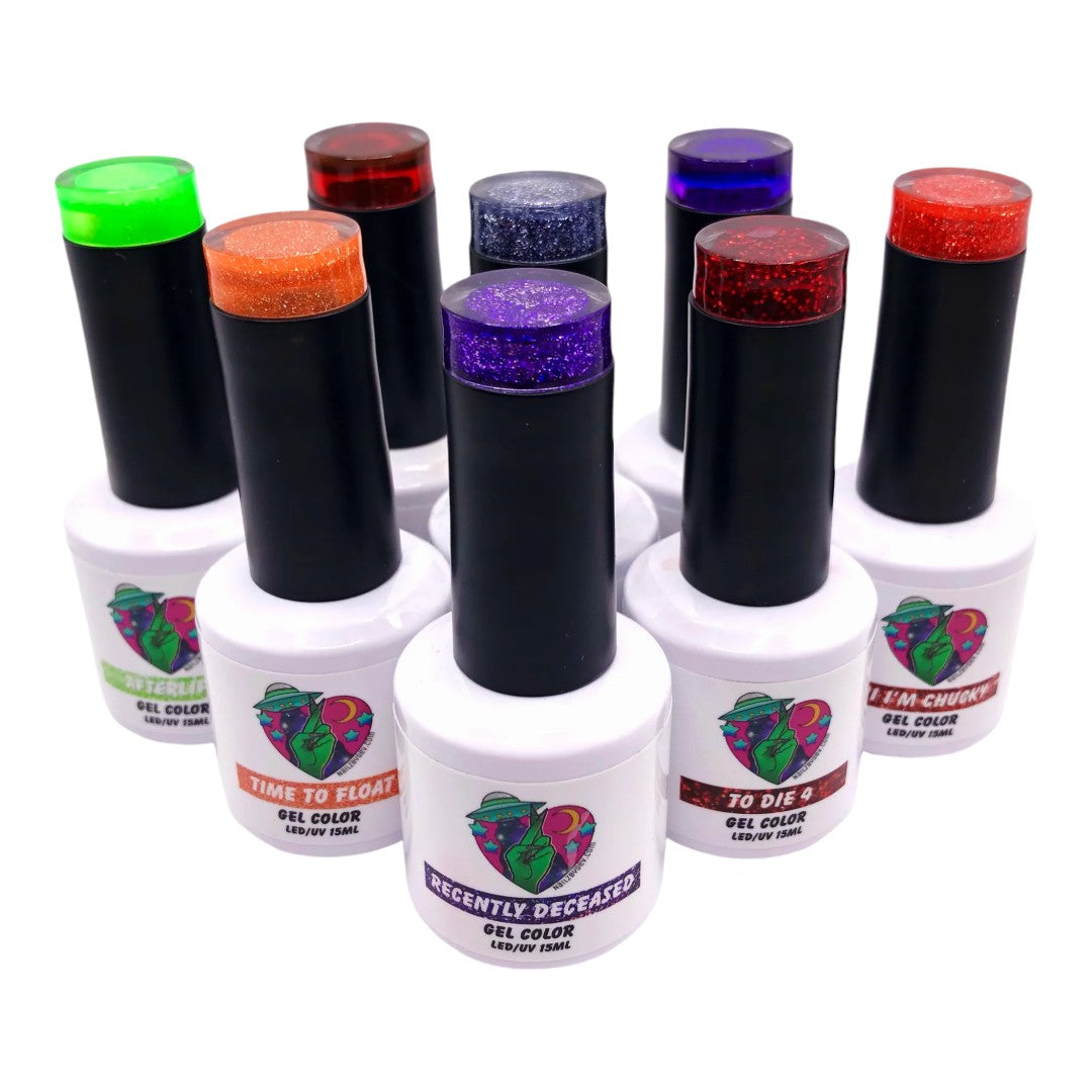 Nails By Dev Gel Polish Set - Nails From The Crypt Collection, the nail art company