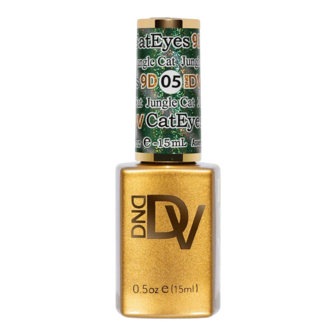 DND Diva 9D Cat Eye Gel Polish - Jungle Cat #05